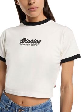 T-Shirt Dickies Lewistown weiß für Damen