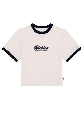 T-Shirt Dickies Lewistown weiß für Damen
