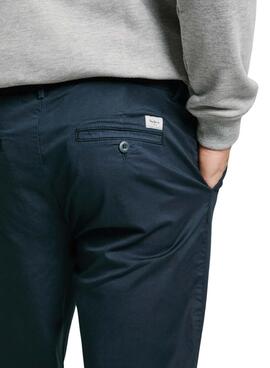 Hose Pepe Jeans Chinohose in Marineblau für Herren.