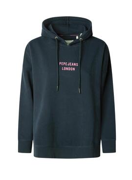 Pullover Pepe Jeans Rikki in Marineblau für Damen