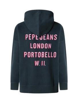 Pullover Pepe Jeans Rikki in Marineblau für Damen