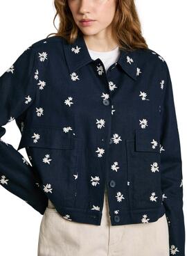 Jacke Pepe Jeans Georgina in Marineblau für Damen