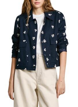 Jacke Pepe Jeans Georgina in Marineblau für Damen