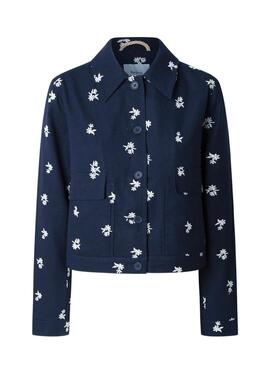 Jacke Pepe Jeans Georgina in Marineblau für Damen