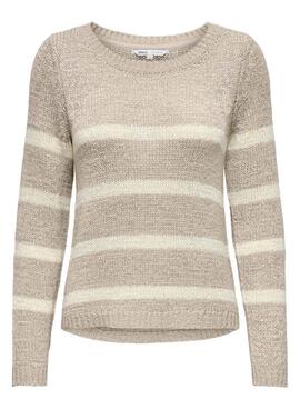 Pullover Only Geena gestreift für Frauen.