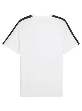 Weißes Puma T7 T-Shirt für Herren