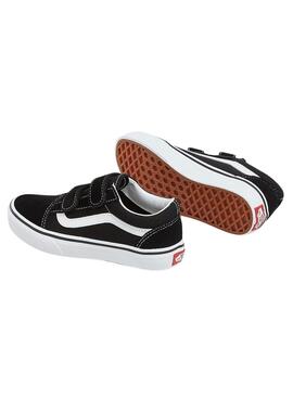 Turnschuhe Vans UY Old Skool Weiß und Schwarz Kinder