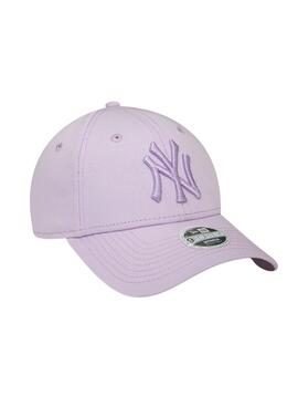 Kappe New Era Yankees lila für Damen