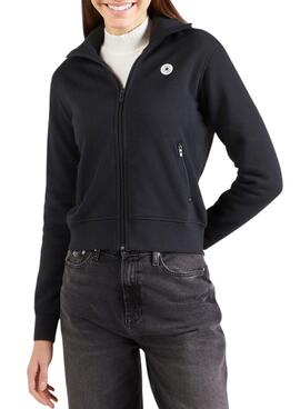 Jacke Converse All Star Schwarz für Damen