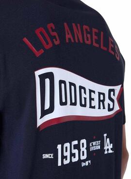 T-Shirt New Era Dodgers in Marineblau für Herren.