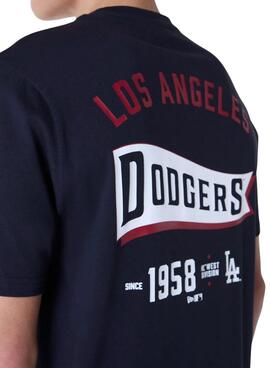 T-Shirt New Era Dodgers in Marineblau für Herren.