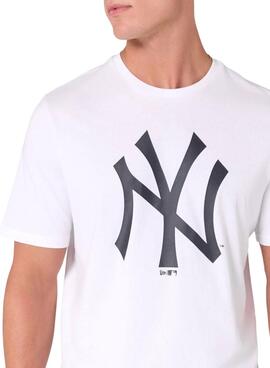 T-shirt New Era Regular weiß für Herren