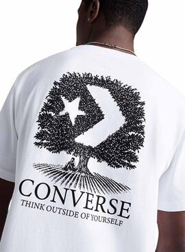 T-Shirt Converse Outside weiß für Männer