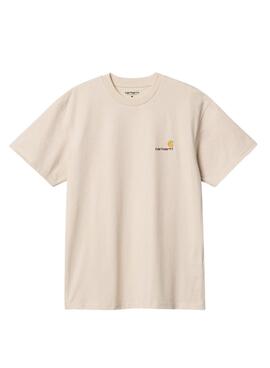 T-shirt Carhartt Script beige für Herren