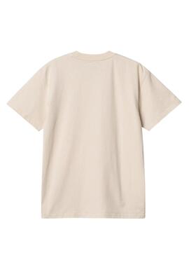 T-shirt Carhartt Script beige für Herren