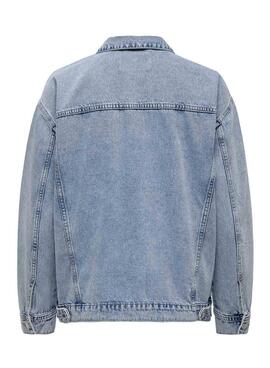Jacke Only Ocean in Blau für Frauen.