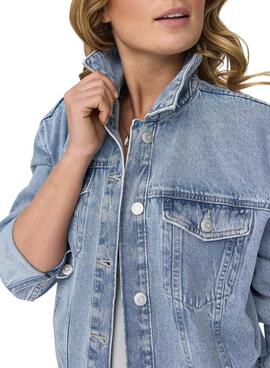 Jacke Only Ocean in Blau für Frauen.