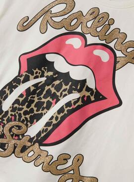 T-Shirt Name It Farda Rolling weiß für Mädchen