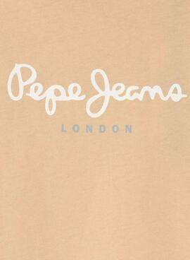 T-Shirt Pepe Jeans New Art orange für Jungen.