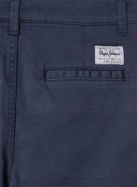 Bermudas Pepe Jeans Chinohose in Marineblau für Jungen