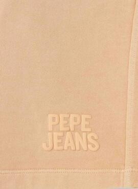 Bermudas Pepe Jeans Charles orange für Kinder.