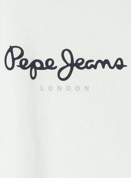 T-shirt Pepe Jeans New Art in Weiß für Jungen