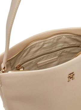 Handtasche Tommy Hilfiger Legacy Med beige für Damen