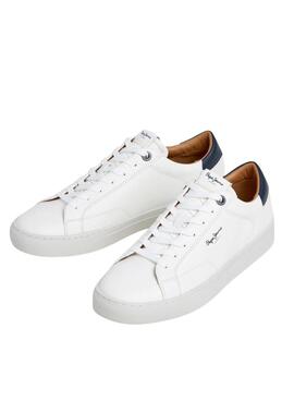 Sneaker Pepe Jeans Joe Basic weiß für Herren