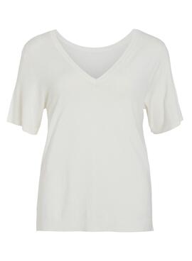 T-Shirt Vila Wennie weiß für Damen