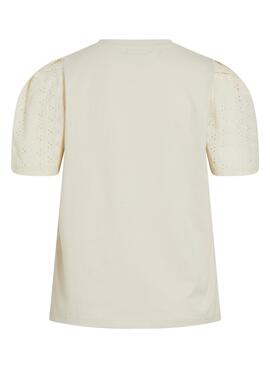 T-Shirt Vila Merry beige für Damen