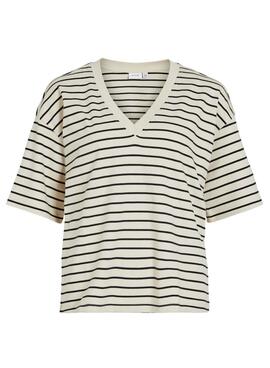 T-Shirt Vila Sinny beige für Damen