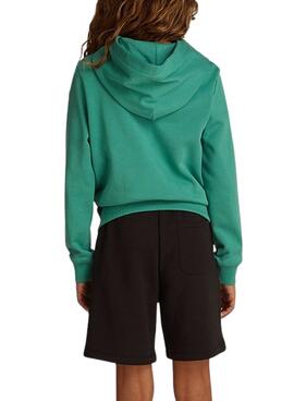 Sweatshirt Calvin Klein Institutional Logo grün