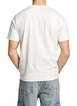 T-shirt Pepe Jeans Dalter weiß für Herren