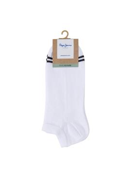 Socken Pepe Jeans Knöchel weiß für Herren