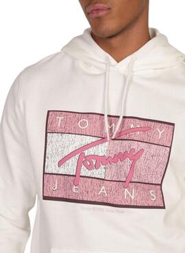 Tommy Jeans DNA Kapuzenpullover in Weiß für Herren