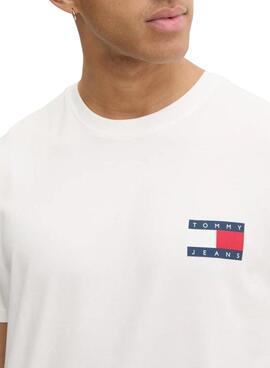 T-shirt Tommy Jeans Heritage weiß für Herren