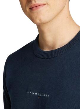 Tommy Jeans Linear Marine Jersey für Herren.