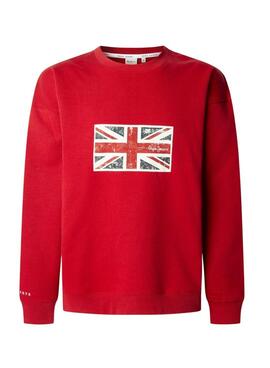 Sweatshirt Pepe Jeans Union rot für Herren