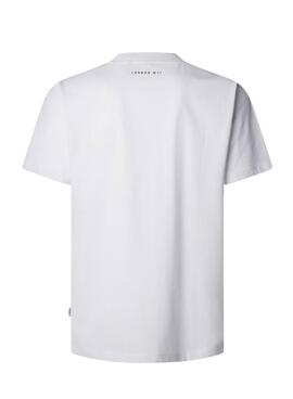 T-shirt Pepe Jeans Daxton weiß für Herren.