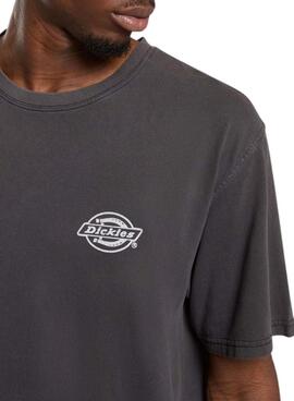 T-Shirt Dickies Service Station schwarz für Herren.