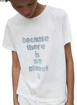T-shirt Ecoalf Galende weiß für Damen