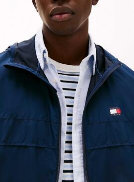 Jacke Tommy Jeans Chicago marineblau für Herren