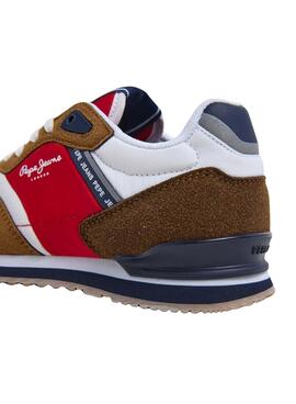Pepe Jeans London Life rote Turnschuhe für Kinder.