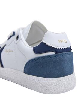 Sneakers Pepe Jeans Ball Retro weiß für Kinder.