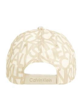 Kappe Calvin Klein Monolog beige für Mädchen