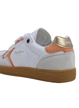 Sneakers Pepe Jeans Ball Retro Weiß für Mädchen.