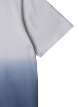 T-shirt Pepe Jeans Carter weiß und blau für Jungen.