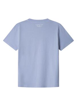 T-Shirt Pepe Jeans Dalon blau für Jungen.