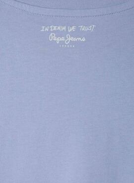T-Shirt Pepe Jeans Dalon blau für Jungen.