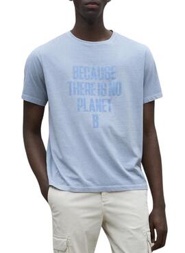 T-Shirt Ecoalf Min blau für Herren